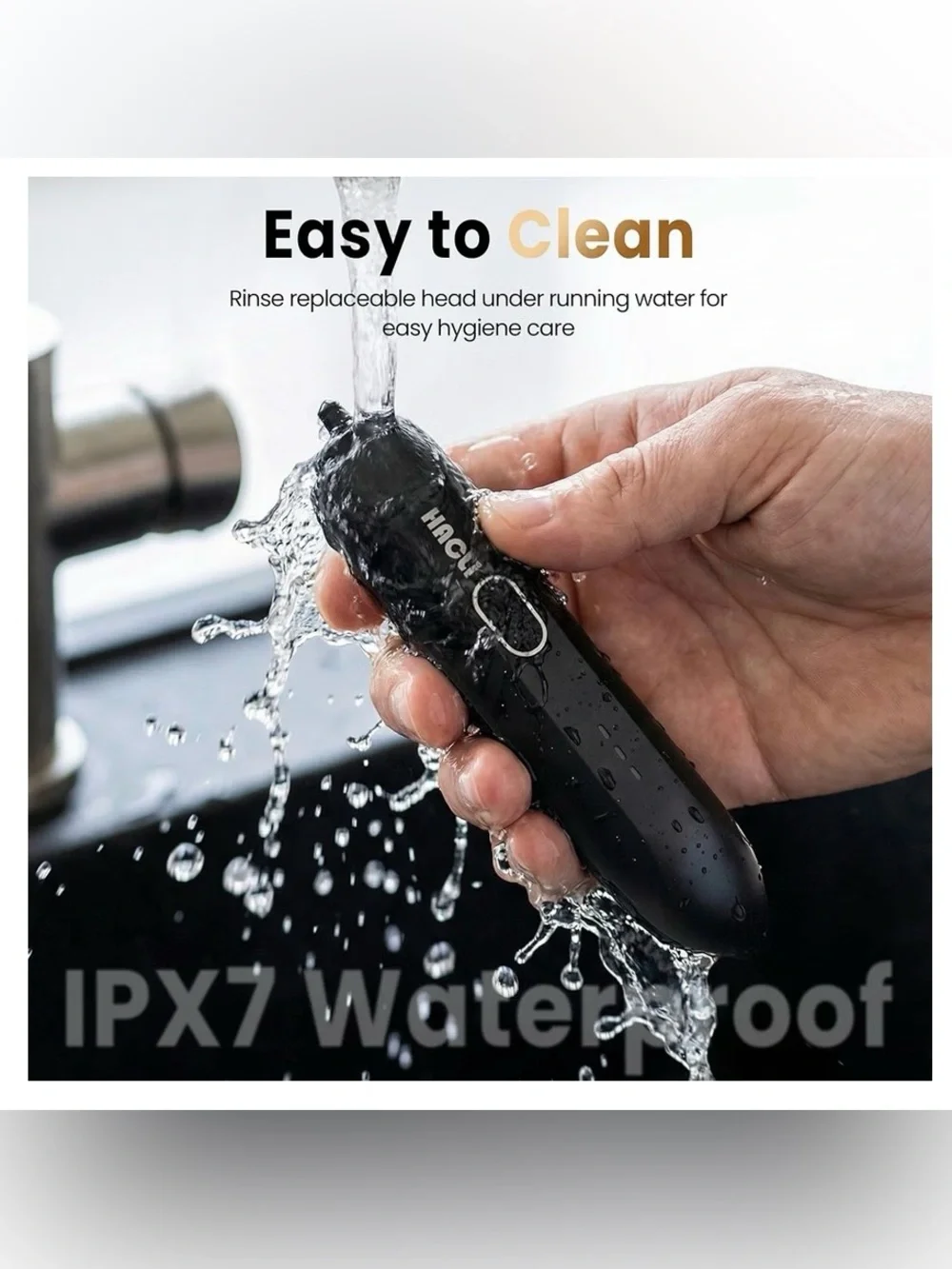 HACLI Rechargeable Nose & Ear Hair Trimmer – USB-C Waterproof – NEW